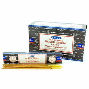 Satya Black Opium masala füstölő, 15 gr