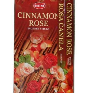 HEM Cinnamon Rose (Fahéj-Rózsa) füstölő, 20 szál