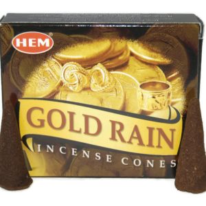 HEM Gold Rain kúpfüstölő (Arany Eső)
