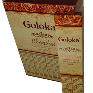 Goloka Chandan masala füstölő, 15 gr