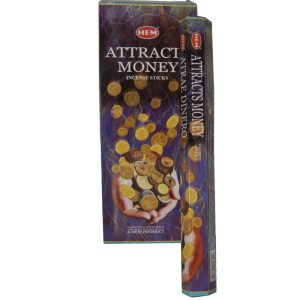 HEM Attracts Money füstölő, 20 szál (pénzvonzó)