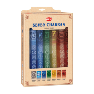 HEM Seven Chakras füstölő szett díszdobozban (7 Csakra)