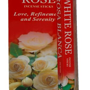 HEM White Rose füstölő, 20 szál (Fehér Rózsa)