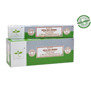 Satya Healing Herbs masala füstölő (Gyógyító gyógynövények, Fehér zsálya-pacsuli), 15 gr